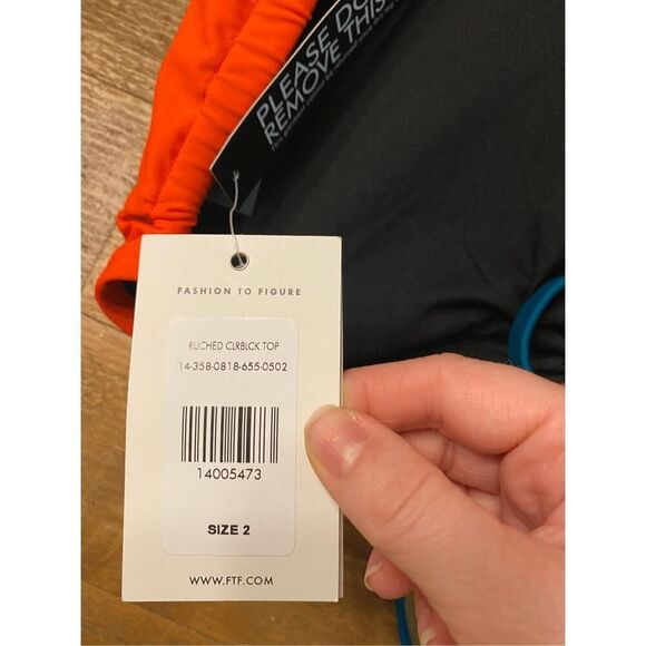 Tabria Majors Fashion to Figure Size 2 NWT bikini top Agent Jinx - Picture 7 of 9